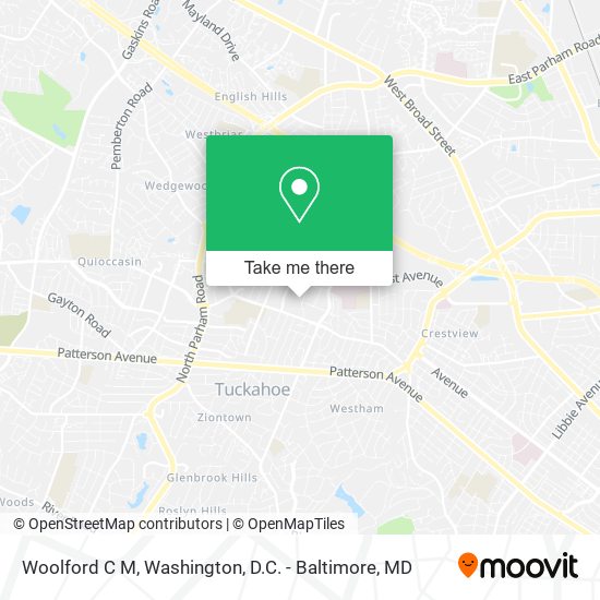 Mapa de Woolford C M