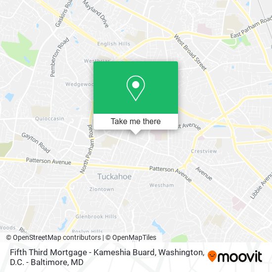Mapa de Fifth Third Mortgage - Kameshia Buard