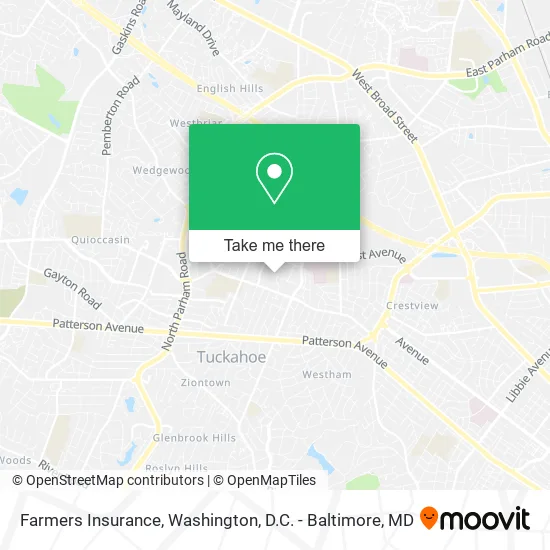 Farmers Insurance map