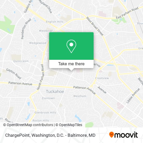 ChargePoint map