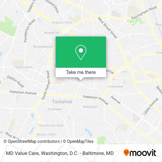 MD Value Care map