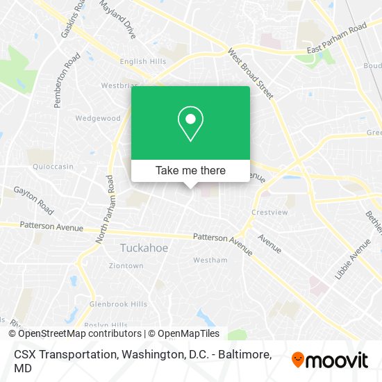 Mapa de CSX Transportation
