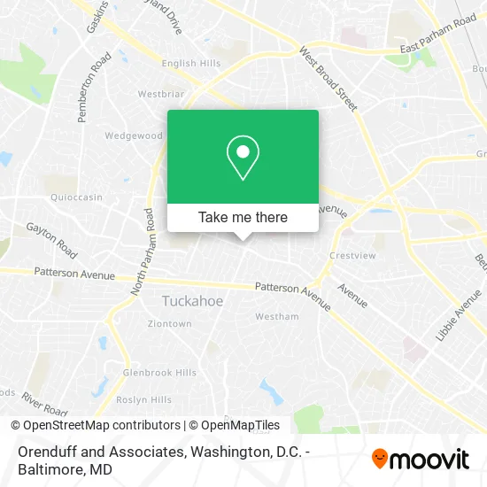 Orenduff and Associates map