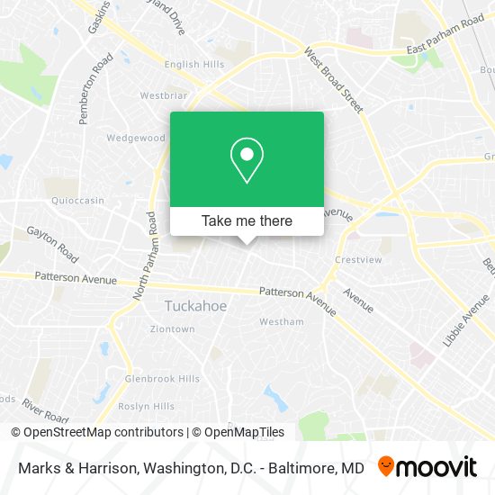 Marks & Harrison map