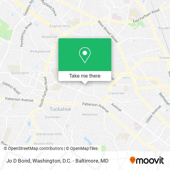 Jo D Bond map
