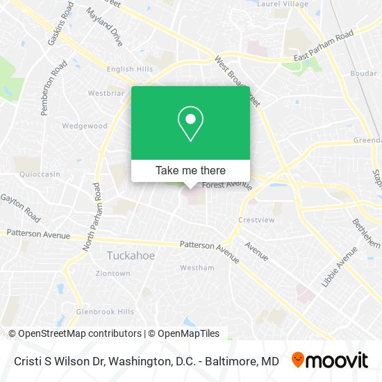 Cristi S Wilson Dr map