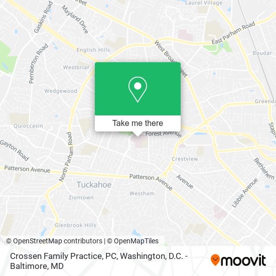 Crossen Family Practice, PC map