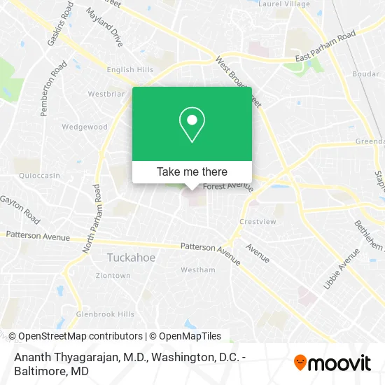 Ananth Thyagarajan, M.D. map