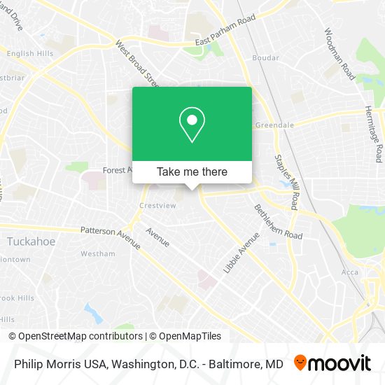 Mapa de Philip Morris USA