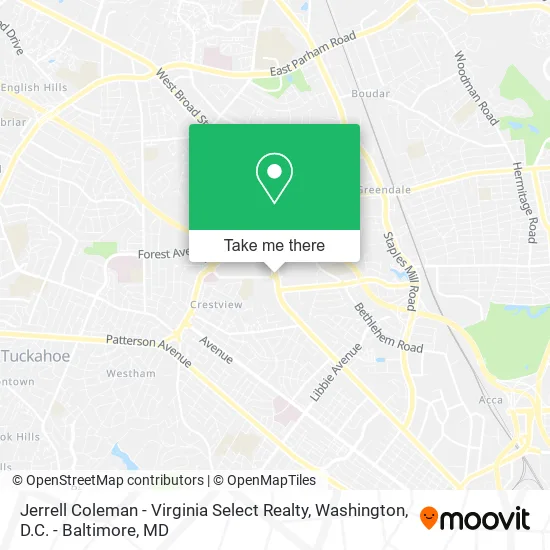 Jerrell Coleman - Virginia Select Realty map