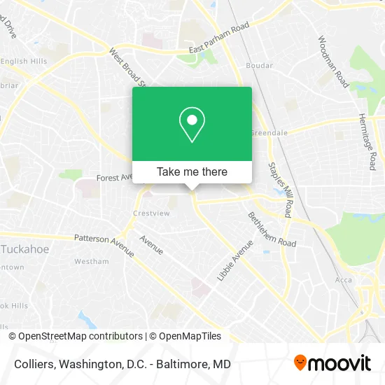 Colliers map