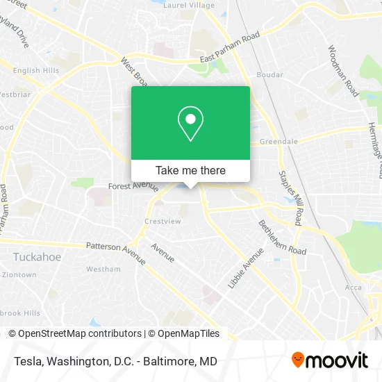 Tesla map