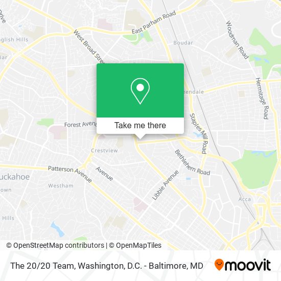 Mapa de The 20/20 Team