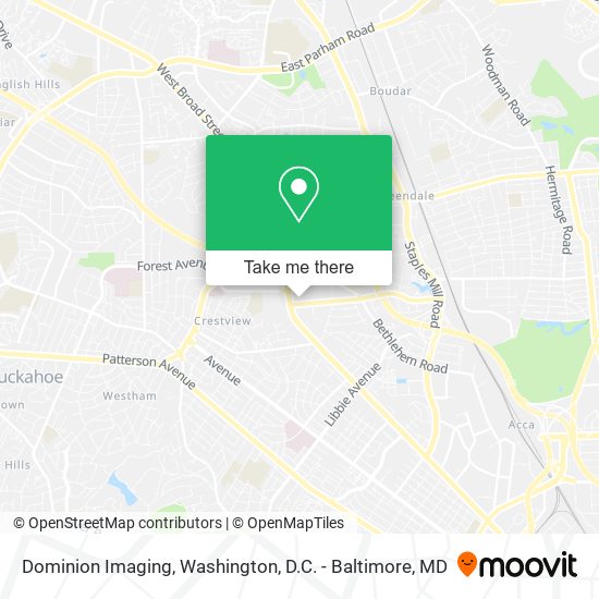 Dominion Imaging map