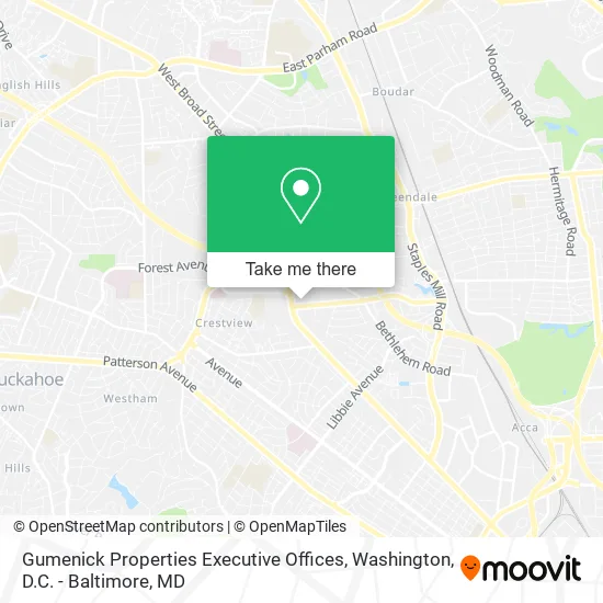 Gumenick Properties Executive Offices map