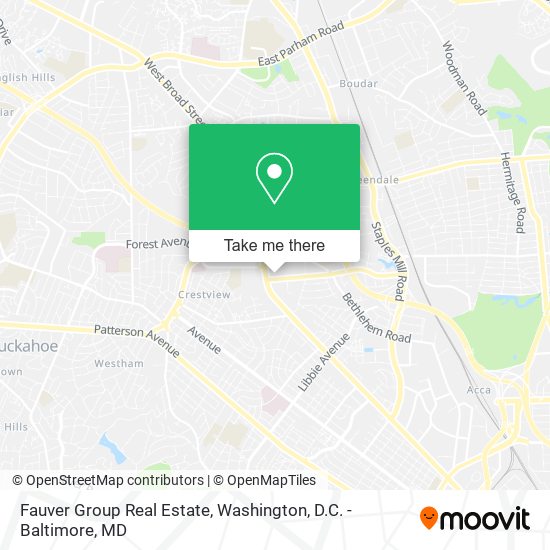 Fauver Group Real Estate map