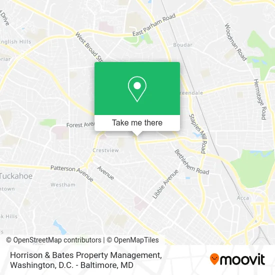Horrison & Bates Property Management map