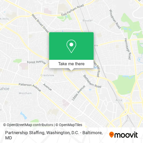 Partnership Staffing map