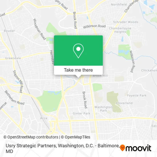 Usry Strategic Partners map