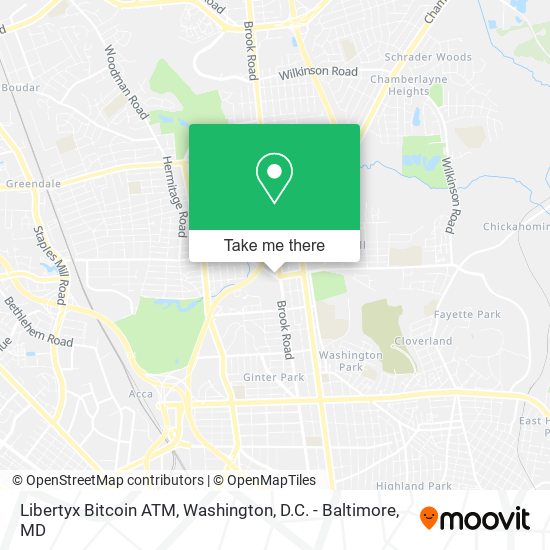 Libertyx Bitcoin ATM map