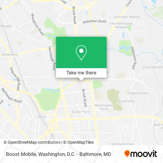Boost Mobile map