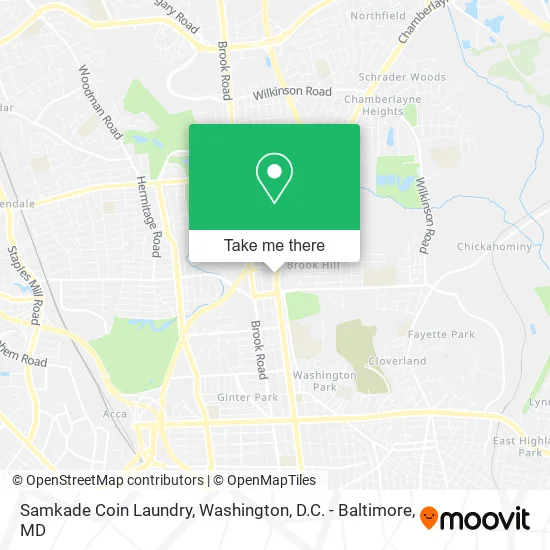 Samkade Coin Laundry map