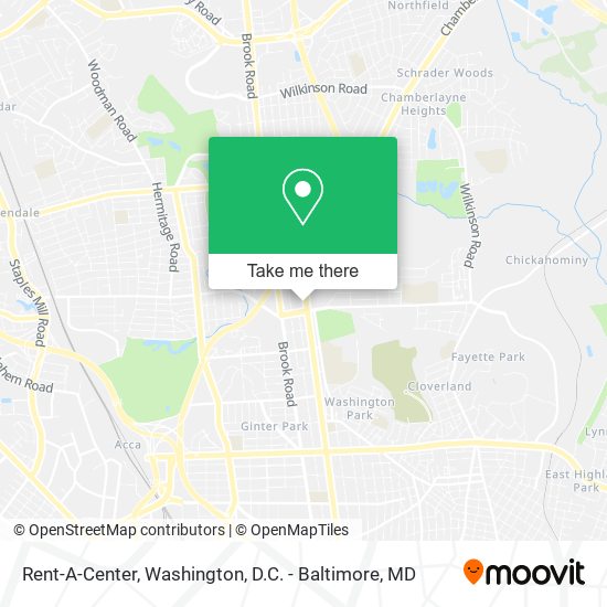 Mapa de Rent-A-Center