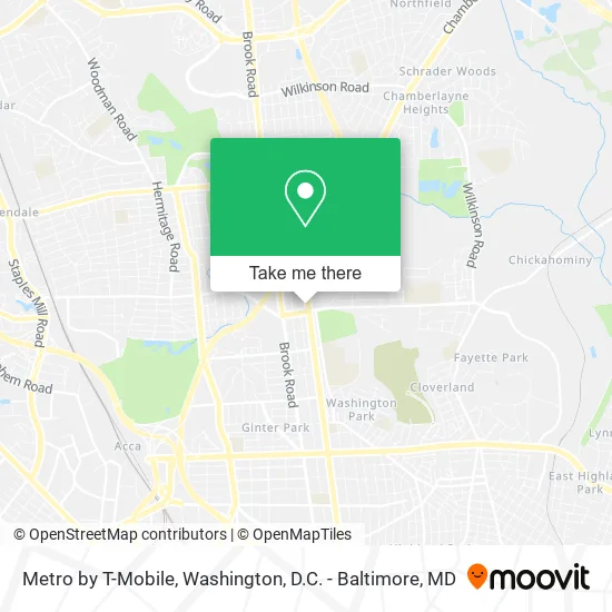 Metro by T-Mobile map