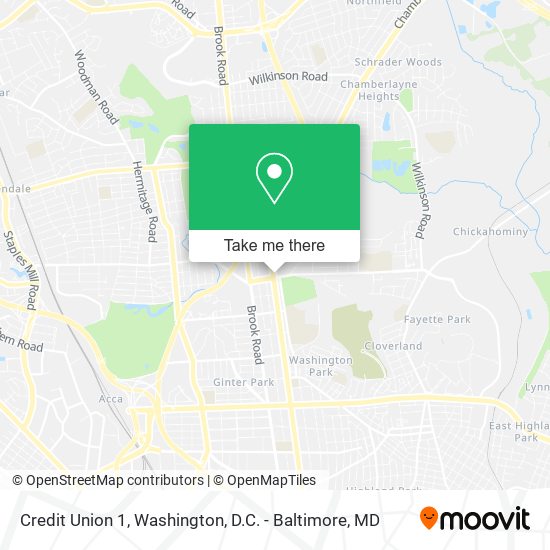 Mapa de Credit Union 1