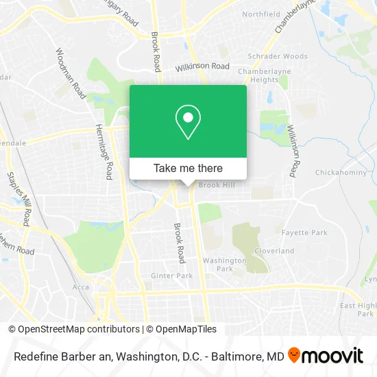 Redefine Barber an map