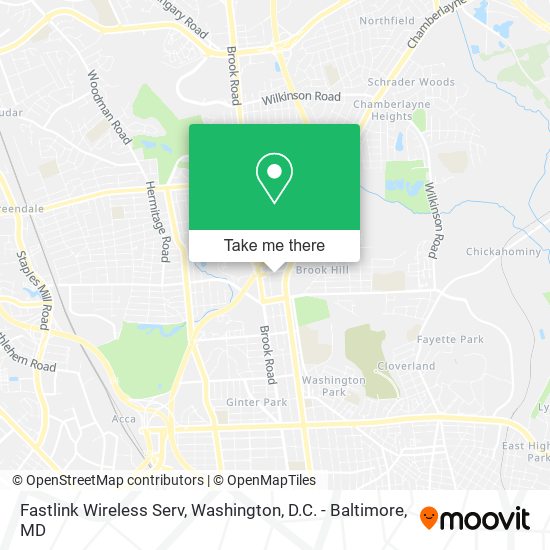 Fastlink Wireless Serv map