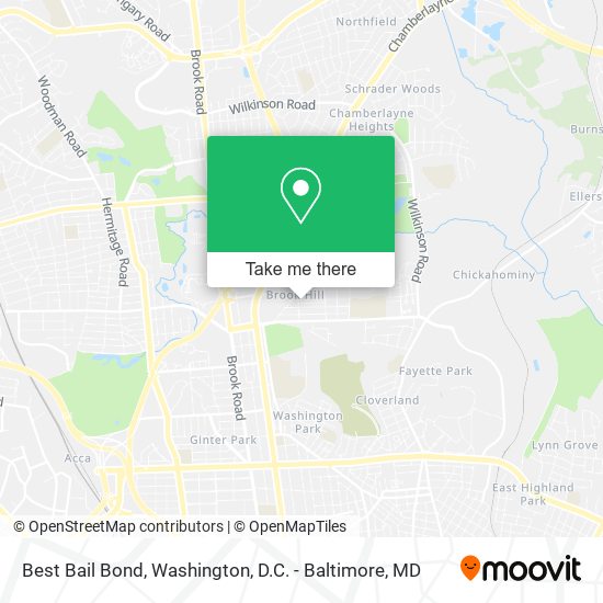 Mapa de Best Bail Bond