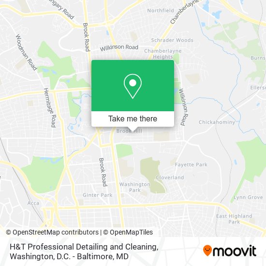 Mapa de H&T Professional Detailing and Cleaning