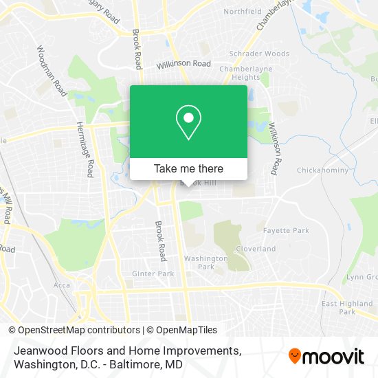 Mapa de Jeanwood Floors and Home Improvements