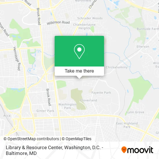 Library & Resource Center map