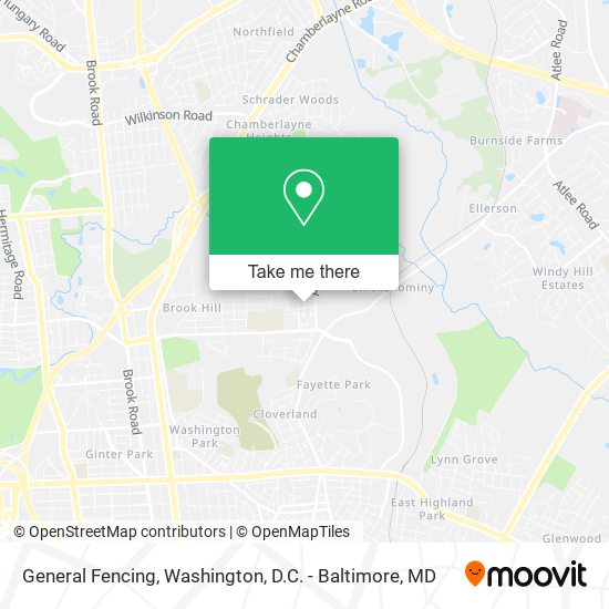 General Fencing map