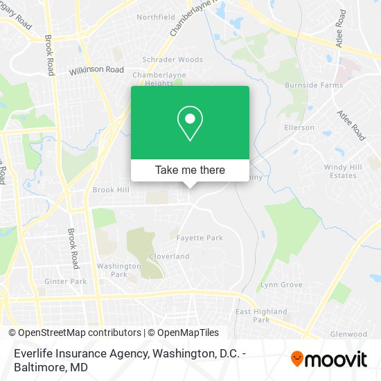 Mapa de Everlife Insurance Agency