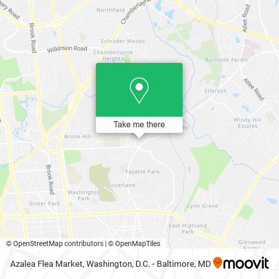 Azalea Flea Market map