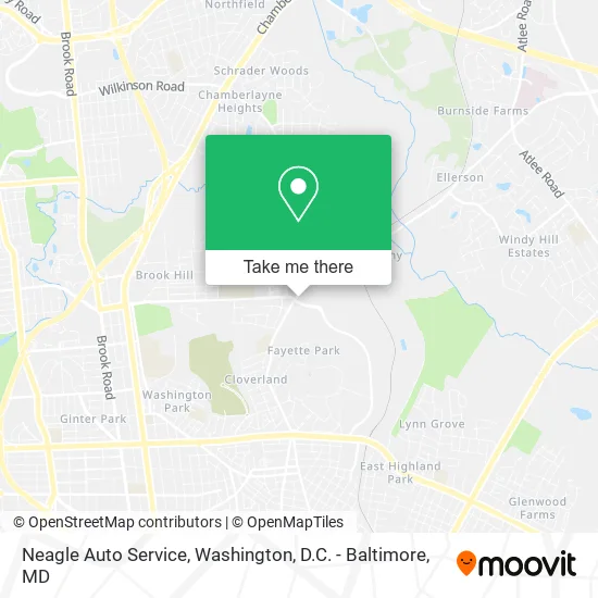 Neagle Auto Service map