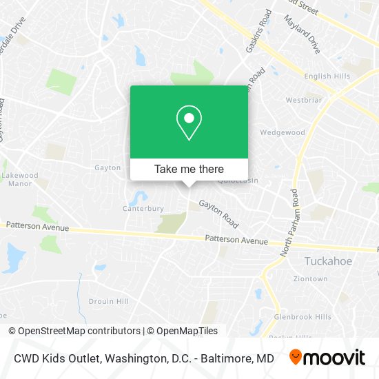 Mapa de CWD Kids Outlet