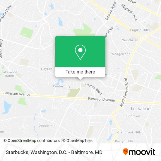 Starbucks map