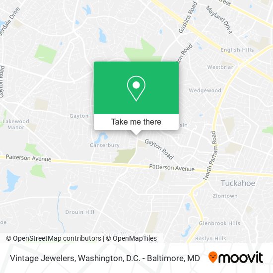 Vintage Jewelers map