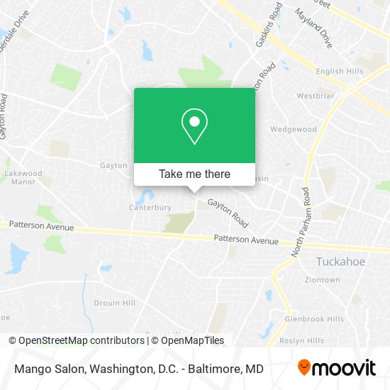 Mango Salon map