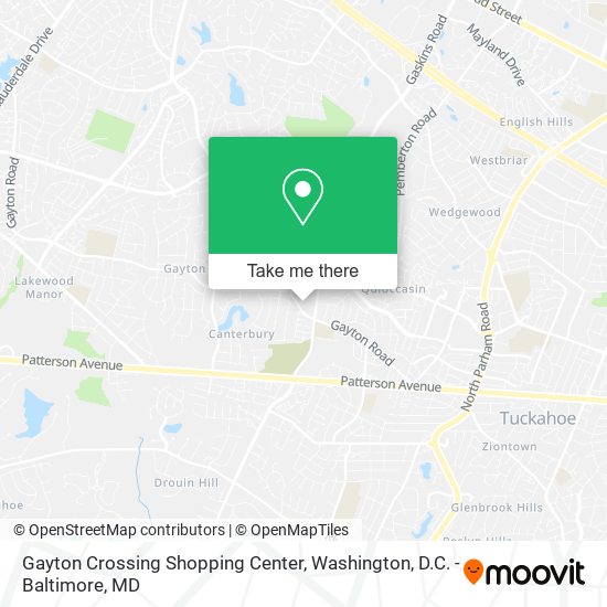 Gayton Crossing Shopping Center map