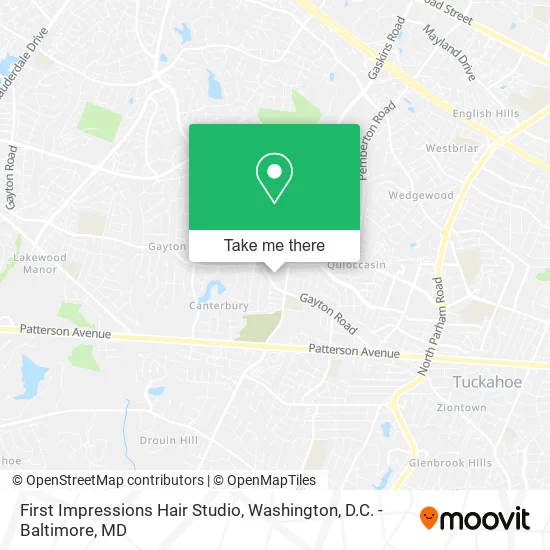 Mapa de First Impressions Hair Studio