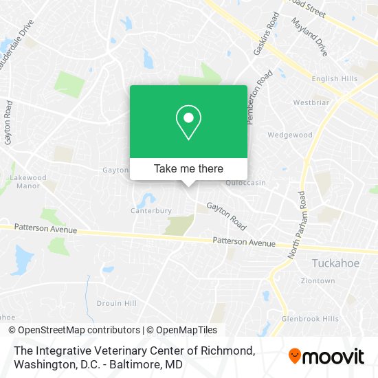 The Integrative Veterinary Center of Richmond map