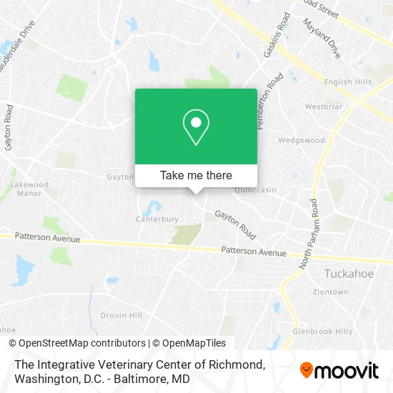 Mapa de The Integrative Veterinary Center of Richmond