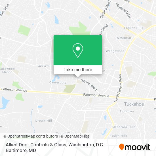 Allied Door Controls & Glass map