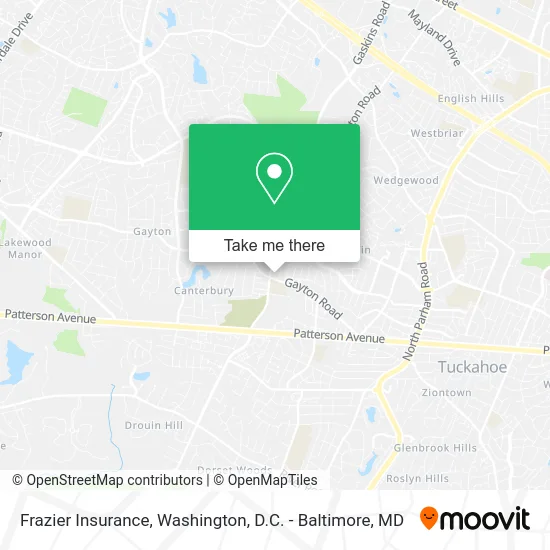 Frazier Insurance map