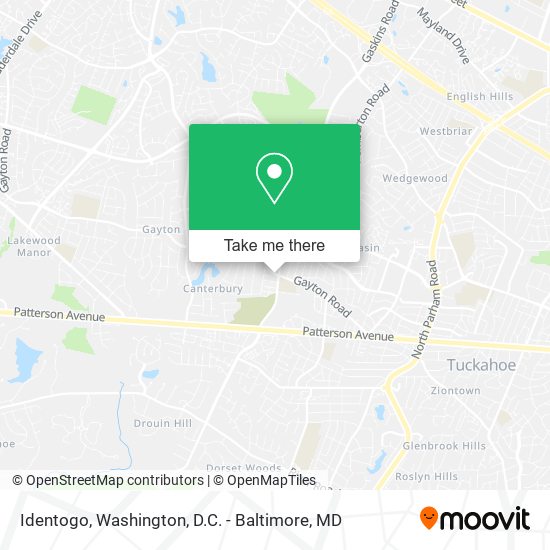 Identogo map